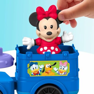 Fisher-Price Disney Jr Mickey & Minnie Musical Train with 2 Figures