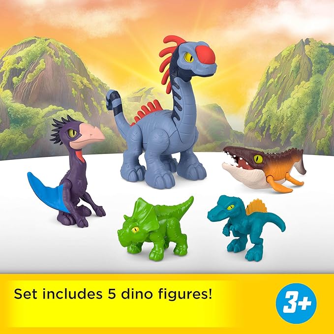 Fisher-Price Imaginext Jurassic World Rebirth Action Figure Set with Accessories 2 Fisher-Price Imaginext Jurassic World Rebirth Action Figure Set with Accessories