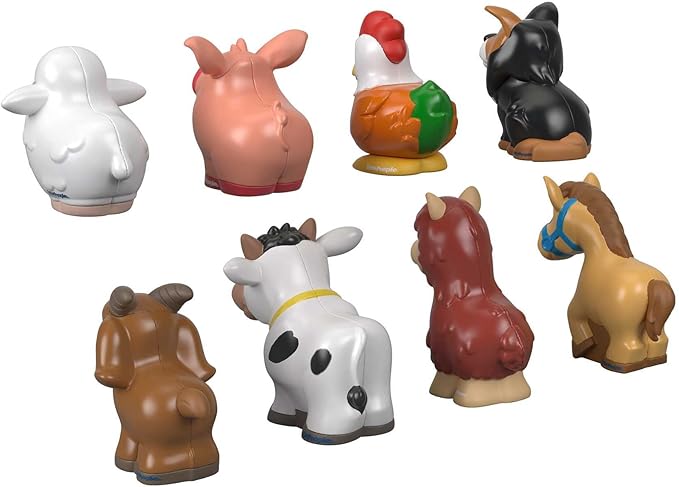 Fisher-Price Little People Toys Farm Animal Friends 8-Piece Figure Set Fisher-Price Little People Toys Farm Animal Friends 8-Piece Figure Set