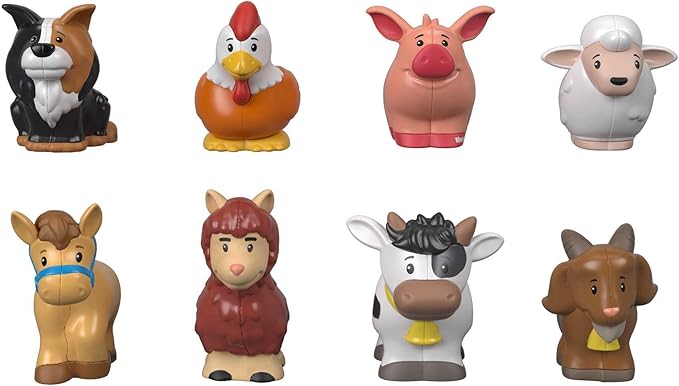 Fisher-Price Little People Toys Farm Animal Friends 8-Piece Figure Set Fisher-Price Little People Toys Farm Animal Friends 8-Piece Figure Set