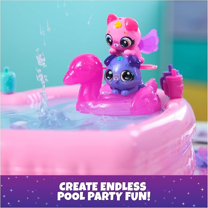 Hatchimals Alive Neon Rainbow Bestie Pool Party with 2 BFF Figures in Color Reveal Eggs Hatchimals Alive Neon Rainbow Bestie Pool Party with 2 BFF Figures in Color Reveal Eggs