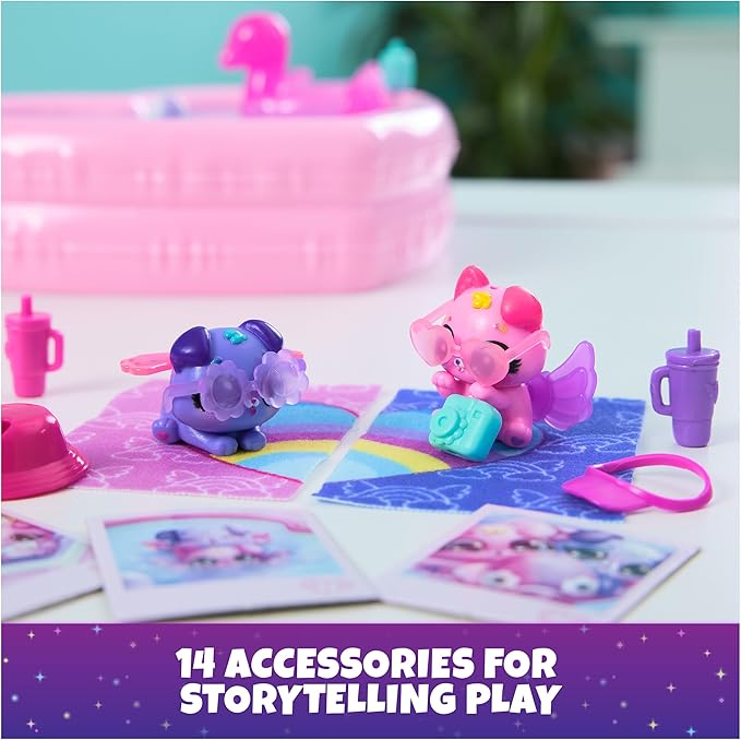 Hatchimals Alive Neon Rainbow Bestie Pool Party with 2 BFF Figures in Color Reveal Eggs 6 Hatchimals Alive Neon Rainbow Bestie Pool Party with 2 BFF Figures in Color Reveal Eggs