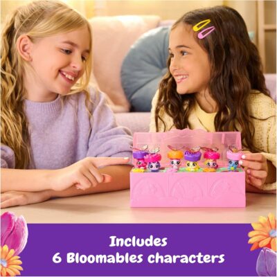 Hatchimals Bloomables Bloom Bash Collectibles Pack with 6 Surprise Box Characters