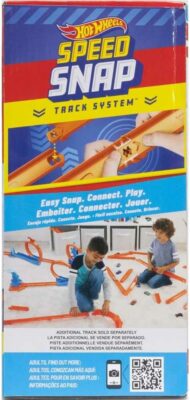 Hot Wheels Toy Car Track Set Triple Loop Pack & 1:64 Scale Vehicle