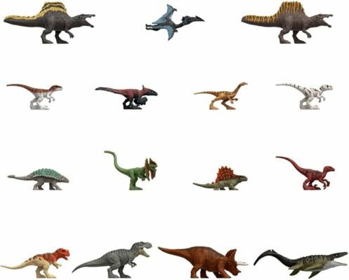Jurassic World 15 Pack Mini Dinosaur Figures