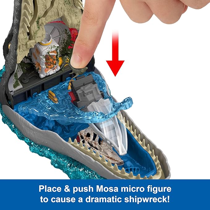 Jurassic World Mattel Jurassic World Rebirth Deluxe Mosasaurus Playset Jurassic World Mattel Jurassic World Rebirth Deluxe Mosasaurus Playset