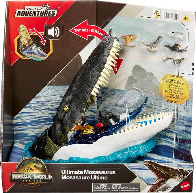 Jurassic World Mattel Jurassic World Rebirth Deluxe Mosasaurus Playset Jurassic World Mattel Jurassic World Rebirth Deluxe Mosasaurus Playset