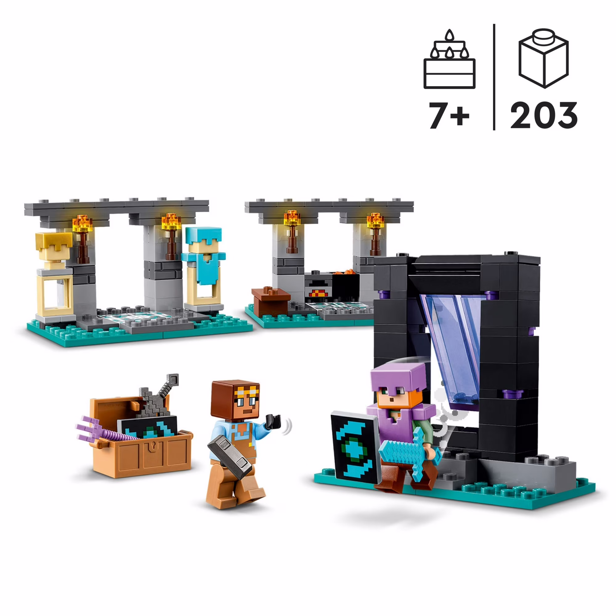 LEGO Minecraft Gift Set 5 epic sets with 15 characters in 1 Box LEGO Minecraft Gift Set 5 epic sets with 15 characters in 1 Box