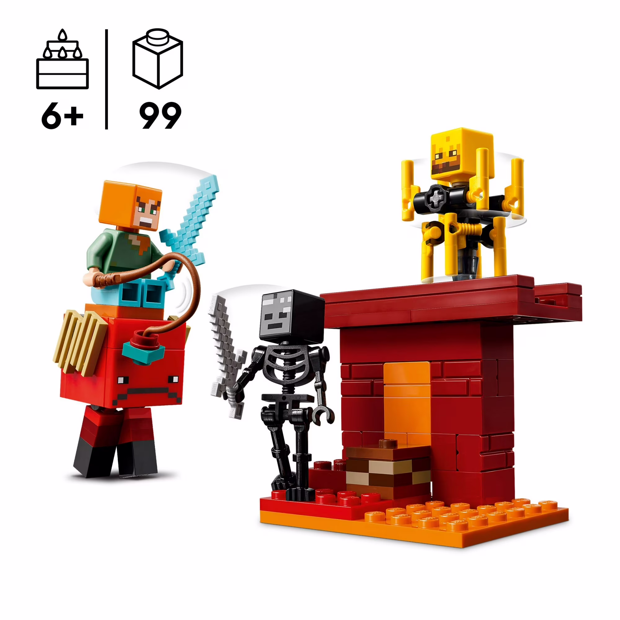 LEGO Minecraft Gift Set 5 epic sets with 15 characters in 1 Box