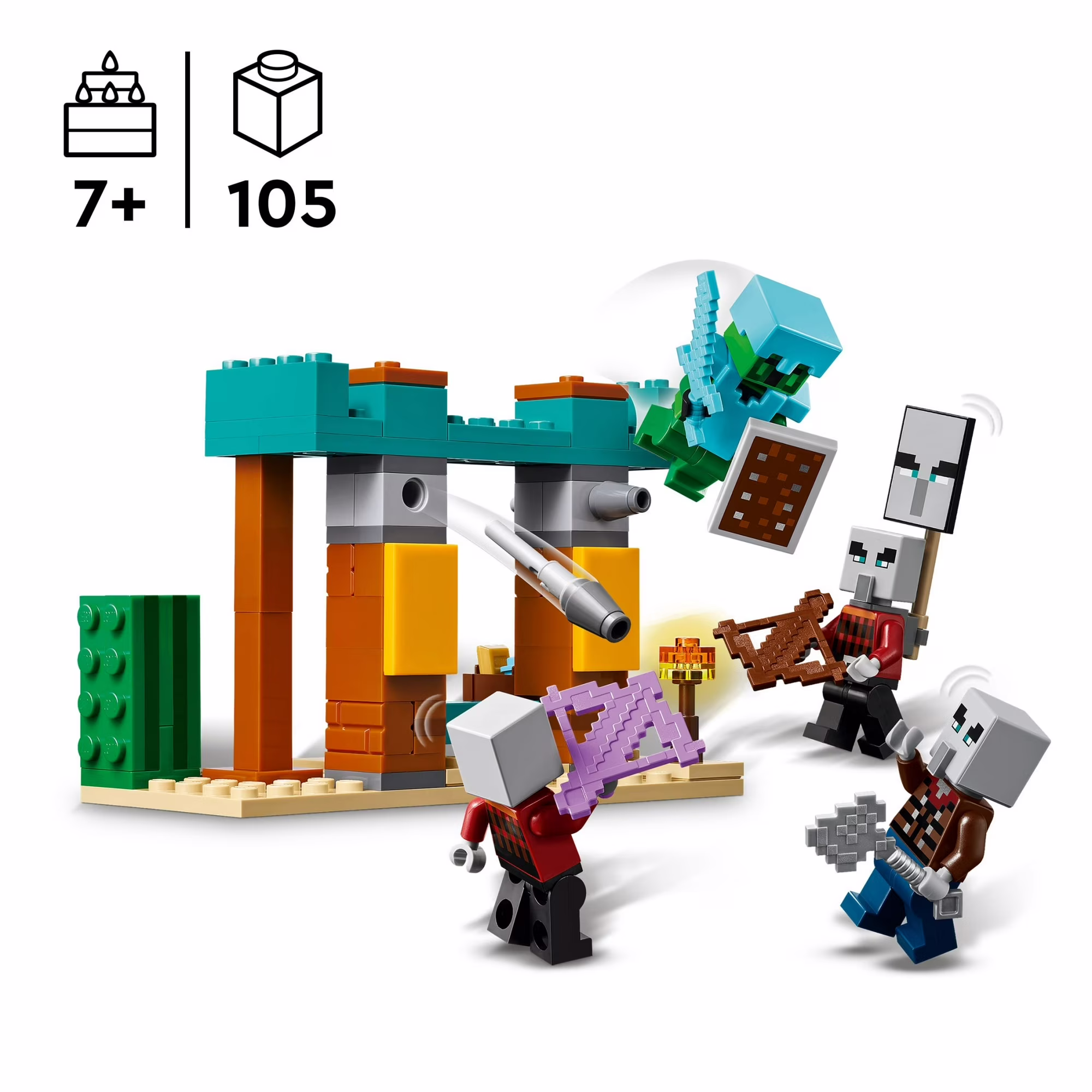LEGO Minecraft Gift Set 5 epic sets with 15 characters in 1 Box LEGO Minecraft Gift Set 5 epic sets with 15 characters in 1 Box