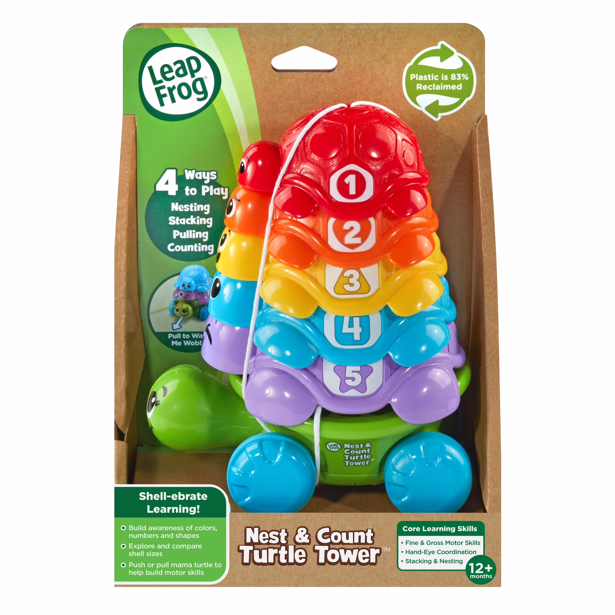 LeapFrog Nest & Count Turtle Tower with Accessories LeapFrog Nest & Count Turtle Tower with Accessories