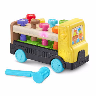 LeapFrog Tap a Peg Wooden Truck Wood with Accessories