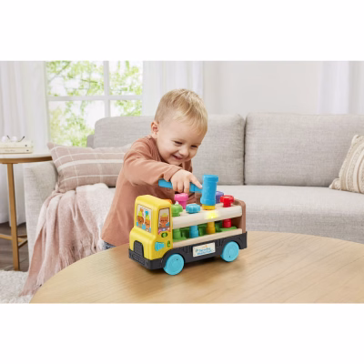 LeapFrog Tap a Peg Wooden Truck Wood with Accessories