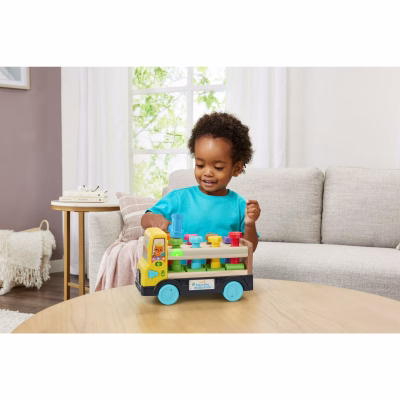 LeapFrog Tap a Peg Wooden Truck Wood with Accessories