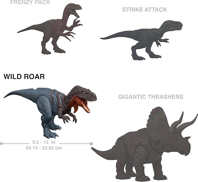 Mattel Jurassic World Wild Roar Afrovenator Dinosaur Action Figure Toy Mattel Jurassic World Wild Roar Afrovenator Dinosaur Action Figure Toy