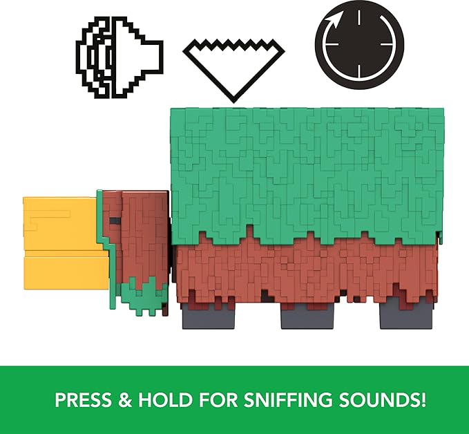 Mattel Minecraft Sniffer Action Figure with Game-Accurate Sounds Mattel Minecraft Sniffer Action Figure with Game-Accurate Sounds