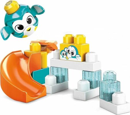 Mega Bloks Peek A Blocks Penguin Slide with Big Building Blocks