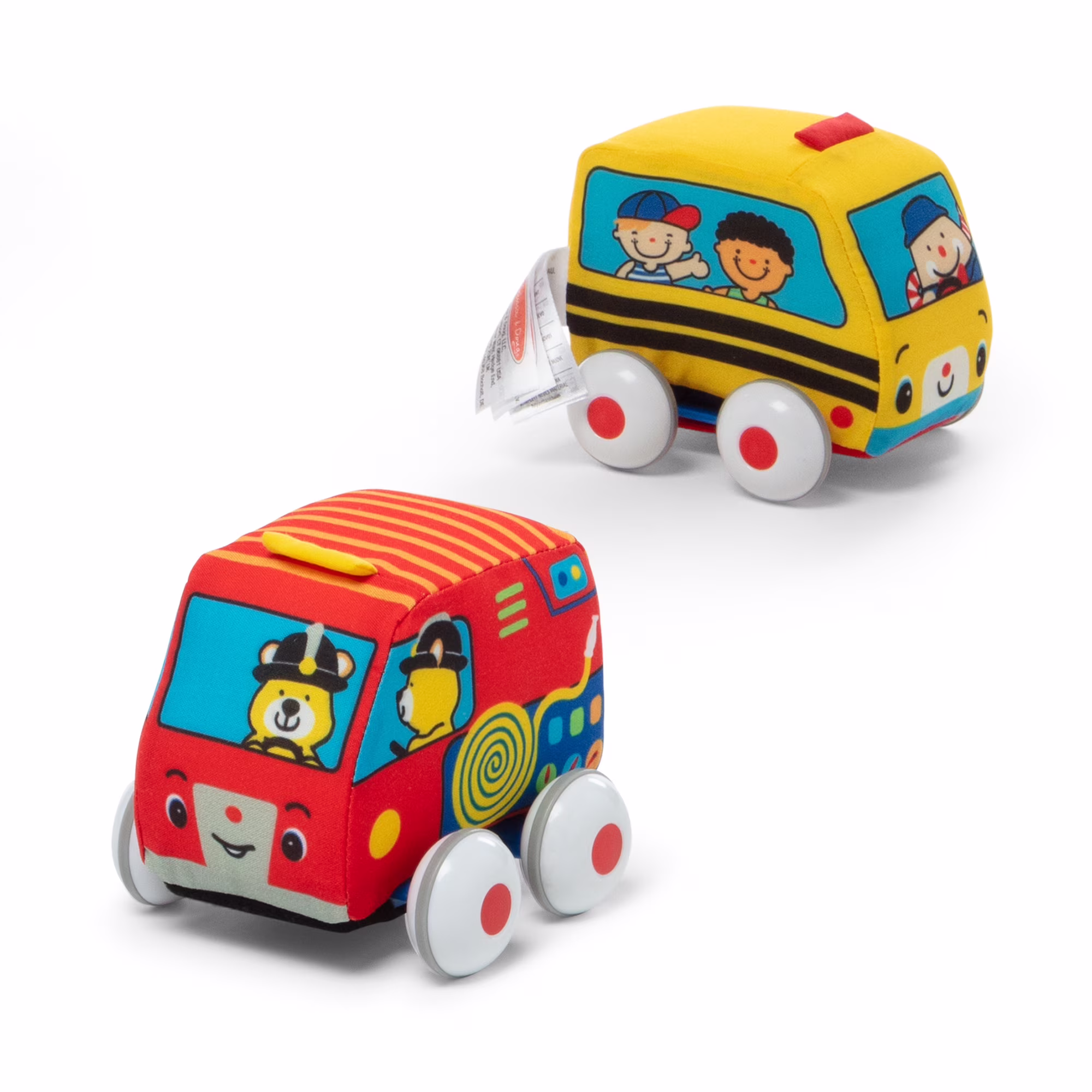 Melissa & Doug Kids 2 Pull Back Vehicles Set