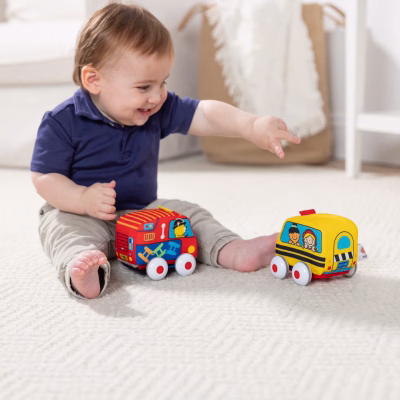 Melissa & Doug Kids 2 Pull Back Vehicles Set