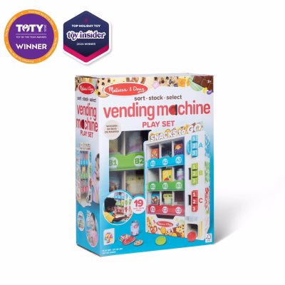 Melissa & Doug Sort Stock Select Wooden Vending Machine Play Set