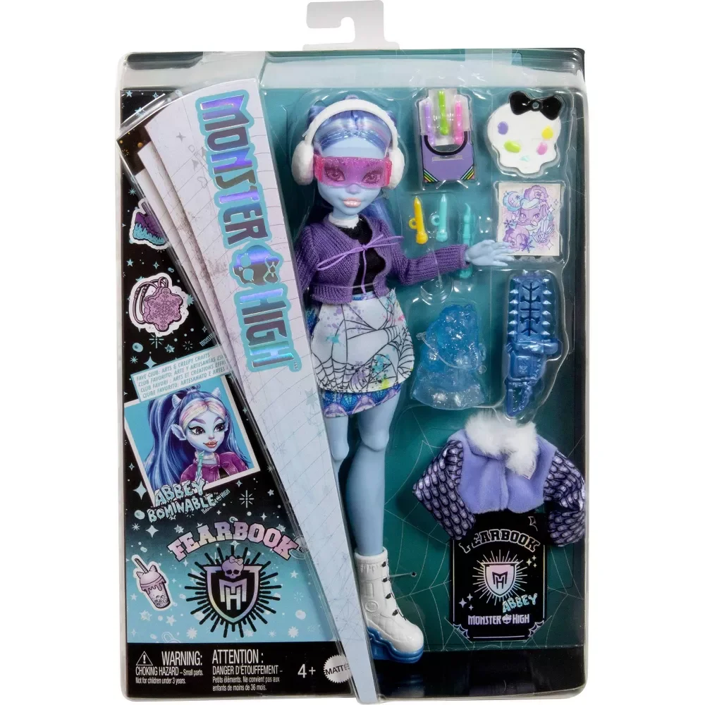 Monster High Fearbook Abbey Bominable Fashion Doll with Jacket Monster High Fearbook Abbey Bominable Fashion Doll with Jacket