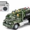 Multi Dinosaur Oil Tanker Military Truck Toy Remote Control for Boys