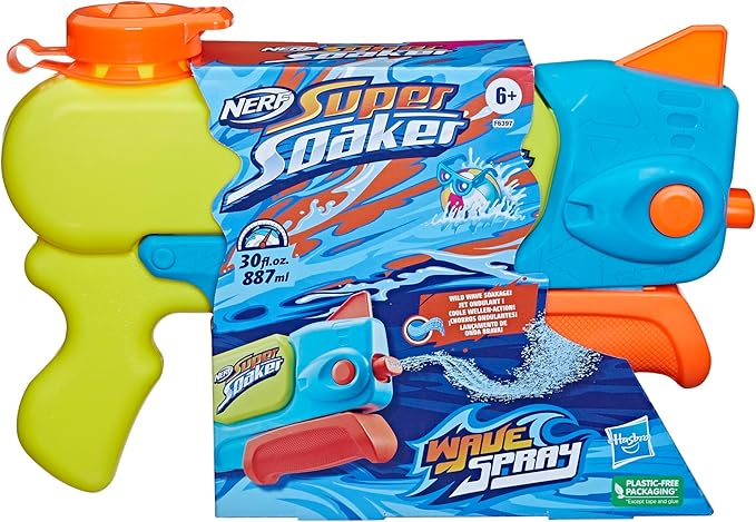 NERF Super Soaker Wave Spray Water Blaster for Kids NERF Super Soaker Wave Spray Water Blaster for Kids