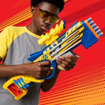 Nerf Marvel Wolverine Blaster Dart Storage Stock Pump Action