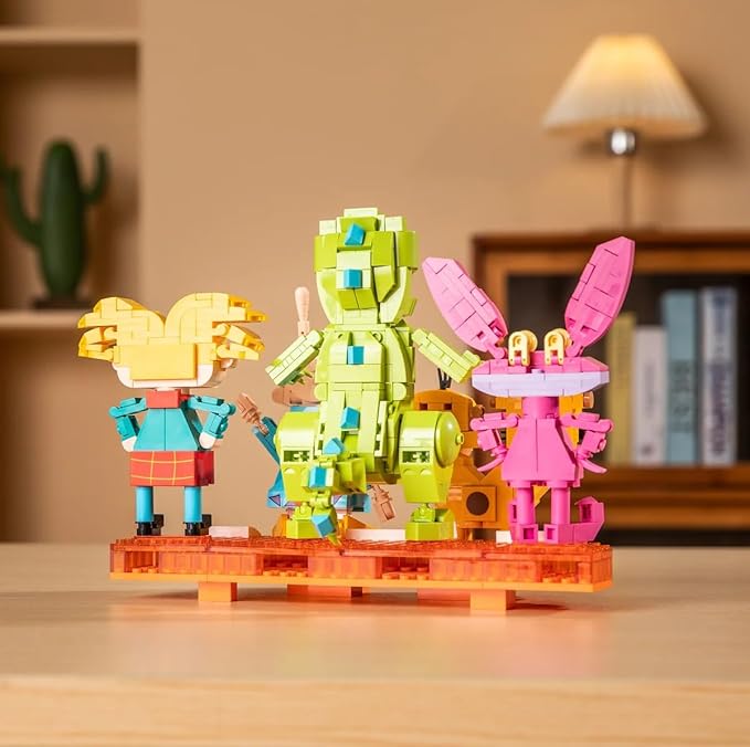 Nickelodeon 90s Brick Building Set 5 Nickelodeon 90s Brick Building Set