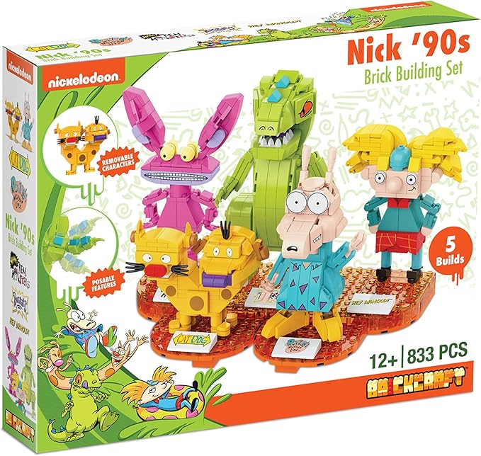 Nickelodeon 90s Brick Building Set Nickelodeon 90s Brick Building Set