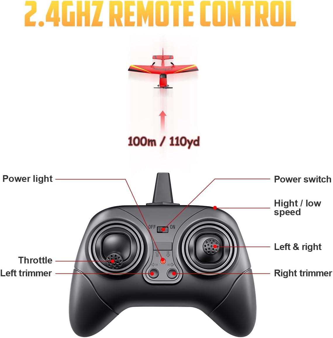 RC Plane Ready to Fly Remote Control Airplane 6 RC Plane Ready to Fly Remote Control Airplane