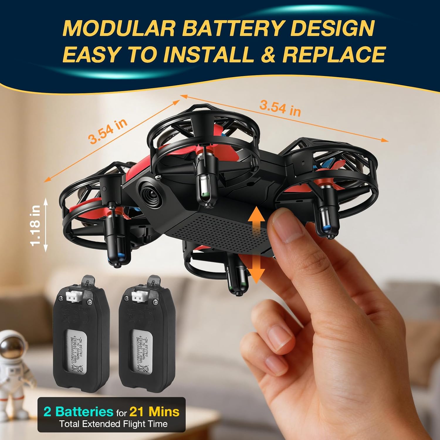 Red Mini Drone for Kids Red Mini Drone for Kids