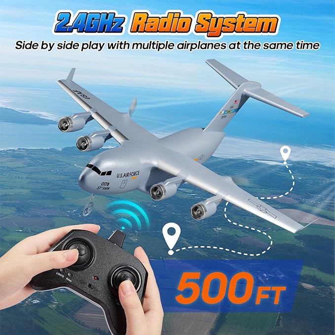Remote Control Airplane with 6 axis Gyro Stabilizer Globemaster III Remote Control Airplane with 6 axis Gyro Stabilizer Globemaster III