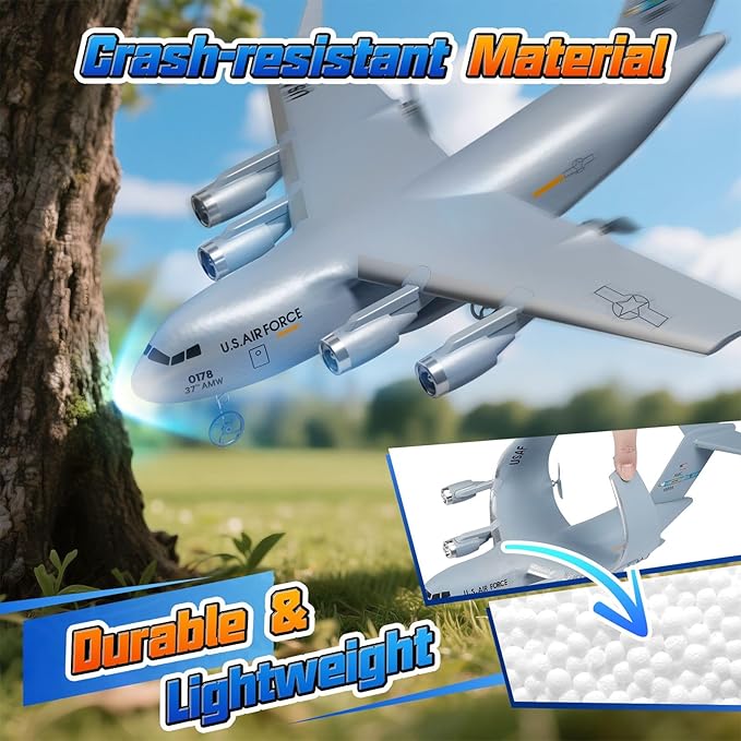 Remote Control Airplane with 6 axis Gyro Stabilizer Globemaster III Remote Control Airplane with 6 axis Gyro Stabilizer Globemaster III