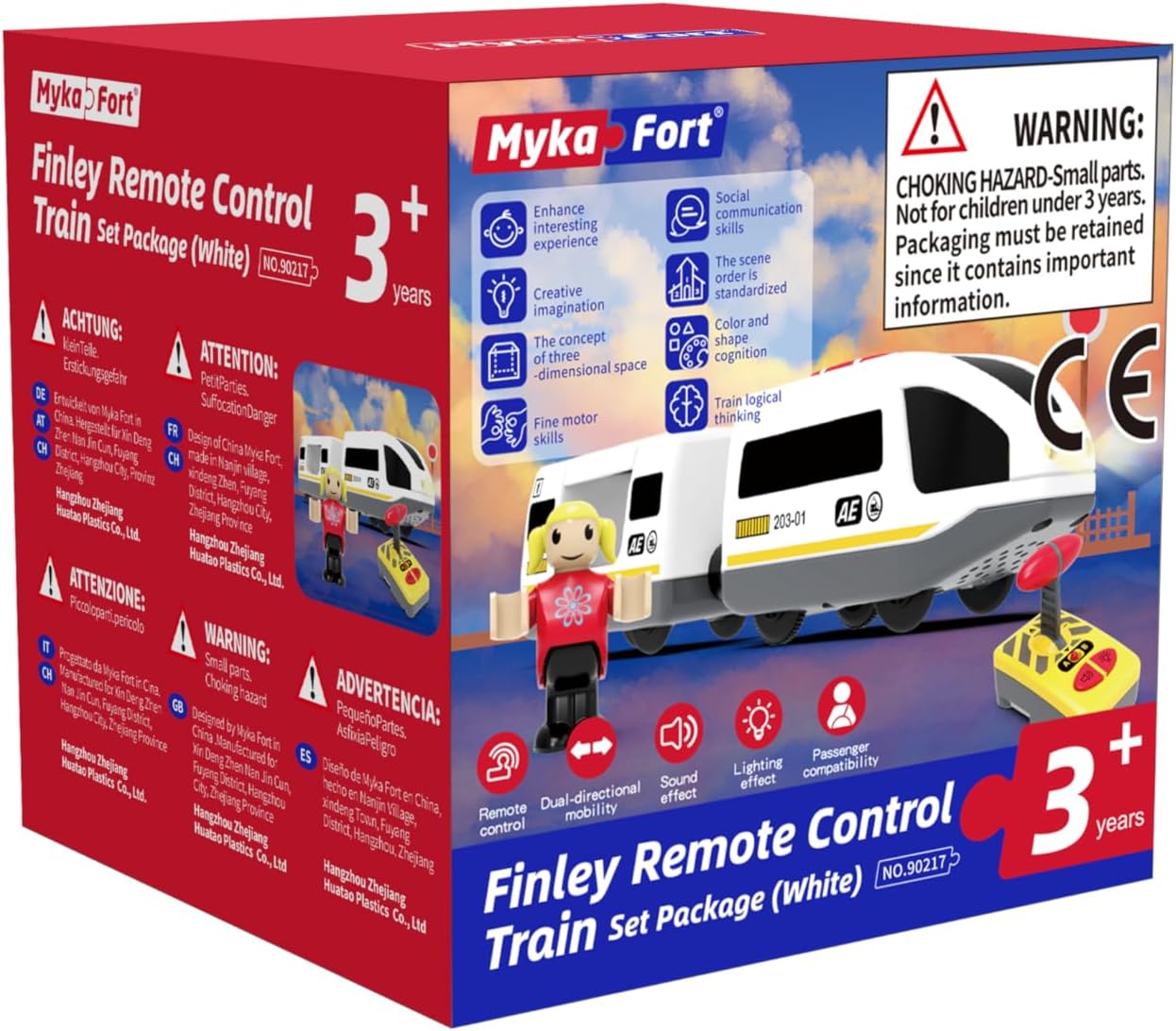 Remote Control Train Set for Kids Battery Operated Locomotive with Carriage Remote Control Train Set for Kids Battery Operated Locomotive with Carriage