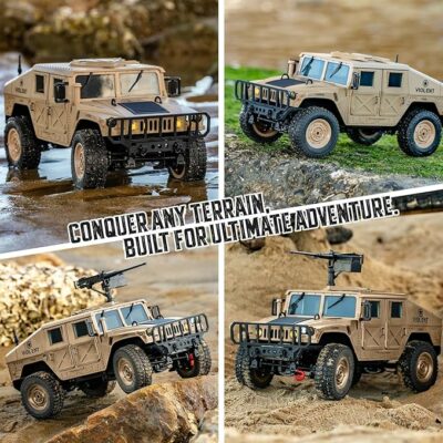 Remote Control Truck 4x4 Off-Road RC Trucks Army Rock Crawler Hummer