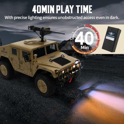Remote Control Truck 4x4 Off-Road RC Trucks Army Rock Crawler Hummer