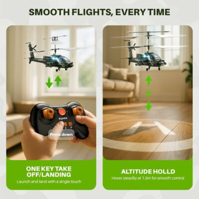 S51H Remote Control Helicopter 2.4GHz Military Army Toy