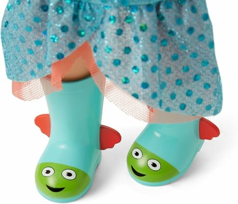 American Girl Wellie Wishers Camille Doll with Blue Leotard
