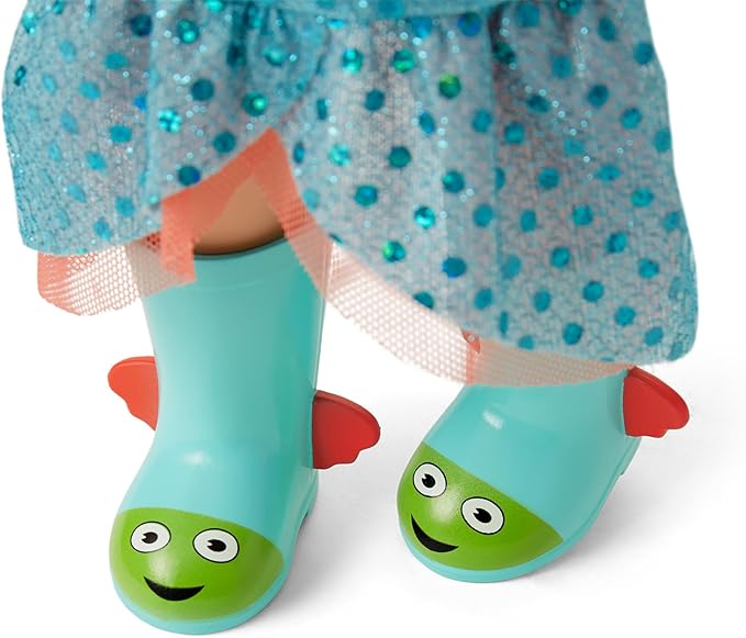 American Girl Wellie Wishers Camille Doll with Blue Leotard American Girl Wellie Wishers Camille Doll with Blue Leotard