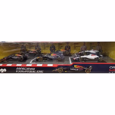 Bburago Oracle Red Bull Racing F1 Team Collector Set of 6 Diecast Cars