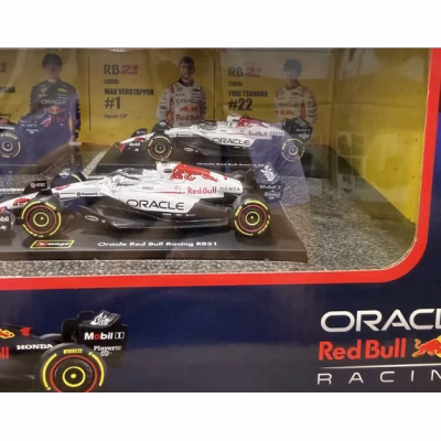 Bburago Oracle Red Bull Racing F1 Team Collector Set of 6 Diecast Cars