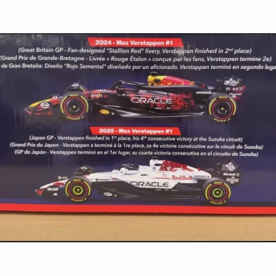 Bburago Oracle Red Bull Racing F1 Team Collector Set of 6 Diecast Cars