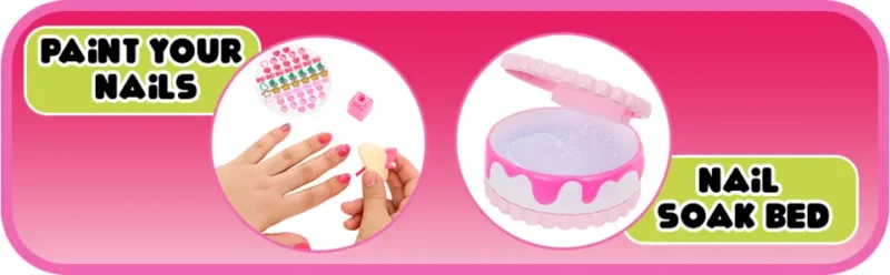 Beauty Bag Playset Lip Gloss Doll Ice Cream Beauty Bag