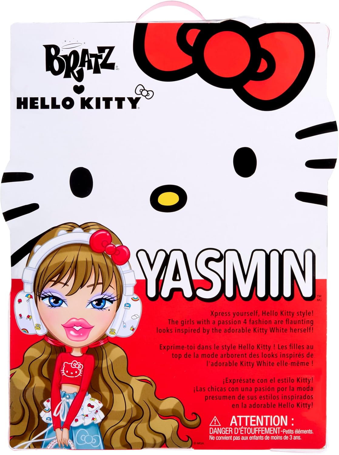 Bratz x Hello Kitty Yasmin Sanrio Fashion Doll with Accessories Bratz x Hello Kitty Yasmin Sanrio Fashion Doll with Accessories
