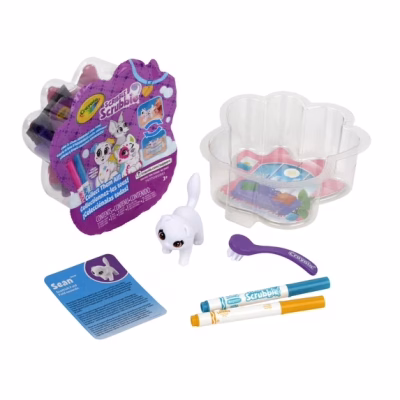 Crayola Scribble Scrubbie Pets Mini Tub Color & Wash Unicorn Toy