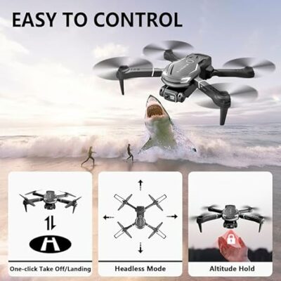 FLYVISTA Cool Mini Drone with Camera 1080P FPV Camera Remote Control Drone