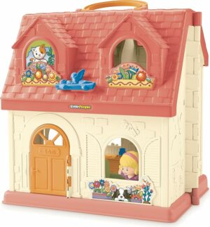 Fisher-Price Little People Toddler Toy Surprise & Sounds Home Musical Playhouse