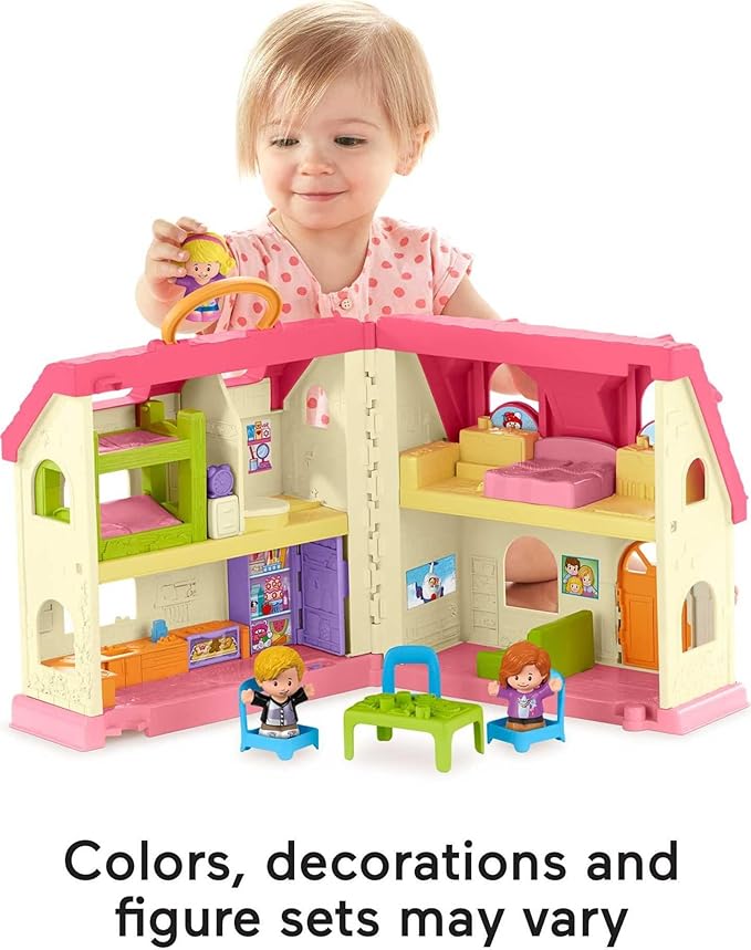 Fisher-Price Little People Toddler Toy Surprise & Sounds Home Musical Playhouse Fisher-Price Little People Toddler Toy Surprise & Sounds Home Musical Playhouse