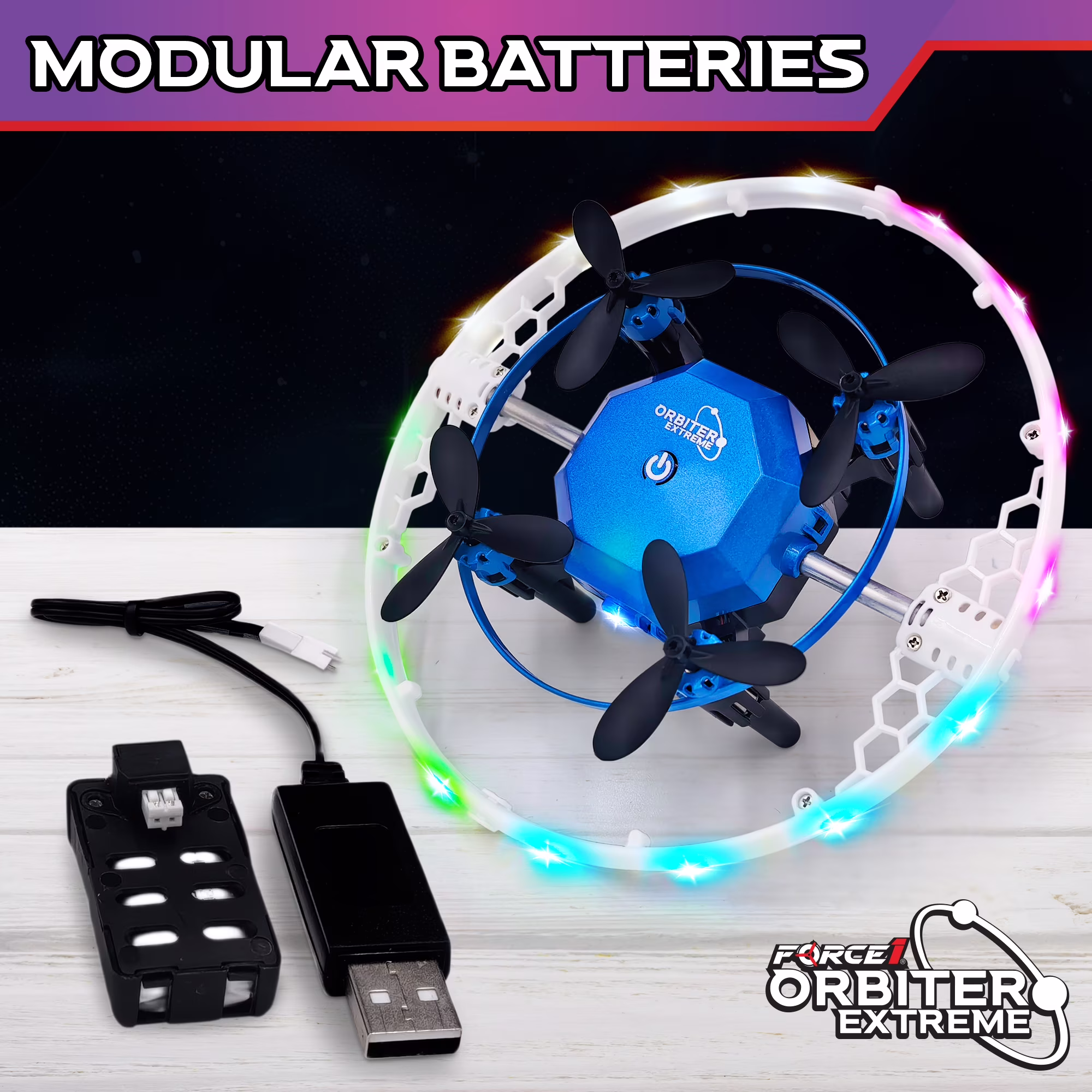 Force1 Orbiter Extreme Remote Control Indoor Flying Drone Force1 Orbiter Extreme Remote Control Indoor Flying Drone